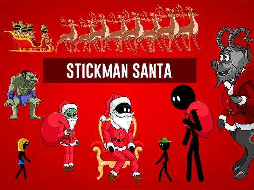 Stickman Santa - game thumbnail image