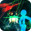 Stickman Space Fighter game thumbnail image