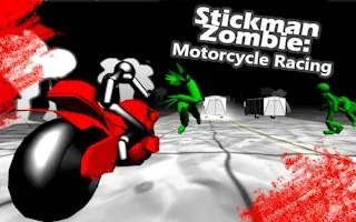 Stickman Zombie Motorcycle Racing - game thumbnail image