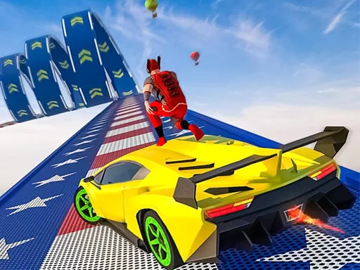 Stunt Sky Extreme Ramp Racing 3d 2021 - game thumbnail image