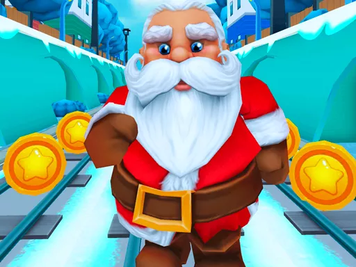 Subway Santa Runner Christmas - game thumbnail image