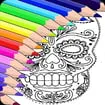 Sugar Skull Coloring Pages game thumbnail image