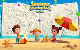Summer Coloring Book for Kids - game thumbnail image