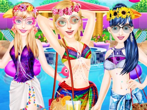 Summer Pool Party Fashion - game thumbnail image