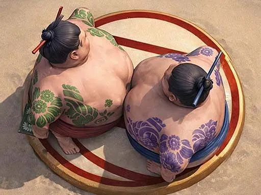 Sumo Wrestling Battle - game thumbnail image