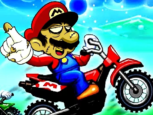 Super Mario Halloween Wheelie - game thumbnail image