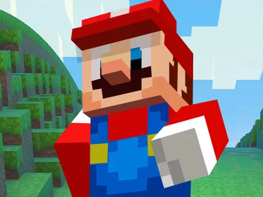 Super Mario MineCraft Runner - game thumbnail image