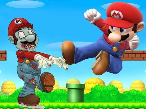 Super Mario Shoot Zombies - game thumbnail image