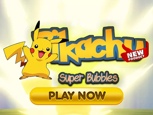 Super Pikachu Bubbles - game thumbnail image