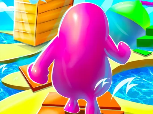 Super ShortCut The Fall Running Guys 3D - game thumbnail image