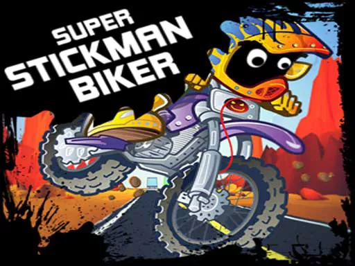 Super Stickman Biker - game thumbnail image