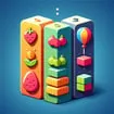 SuperArcade Fruits Spears and Cubes game thumbnail image