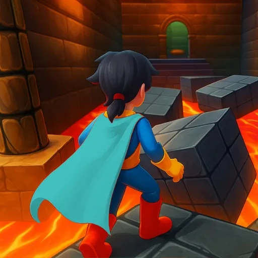 Superhero Escape Run â€“ Parkour Challenge! game thumbnail image