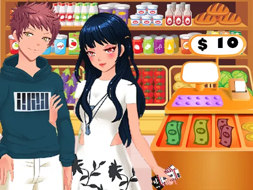 Supermarket Grocery Store Girl - game thumbnail image