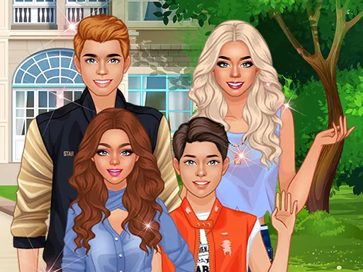 Superstar Family Dress Up Game - game thumbnail image