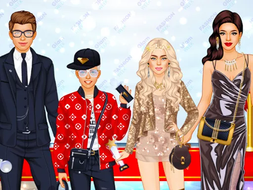 Superstar Family Dress Up - game thumbnail image