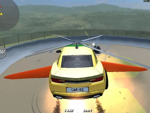 Supra Crash Shooting Fly Cars - game thumbnail image
