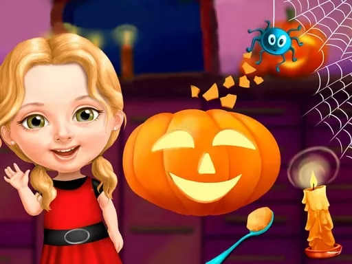 Sweet Baby Girl Halloween Fun - game thumbnail image