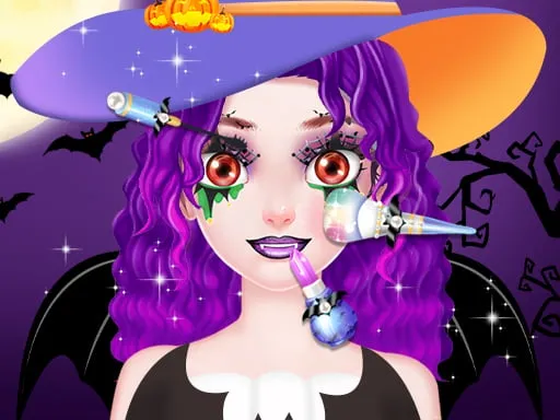 Sweet Girl Halloween Dress Up game thumbnail image