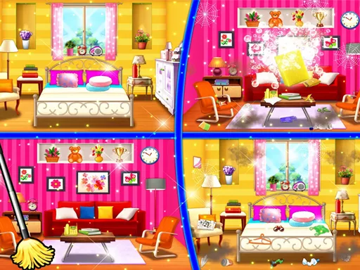 Sweet Home Cleaning : - game thumbnail image