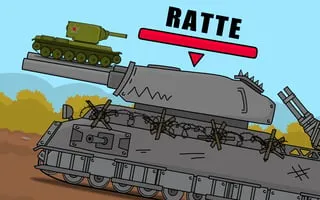 Tanks 2D Battle with Ratte - game thumbnail image
