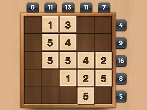 TENX Wooden Number 10X Puzzle Game - game thumbnail image