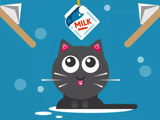 The Cat Drink Milk - game thumbnail image