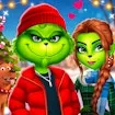 The Grinch Couple Holiday Dress Up game thumbnail image