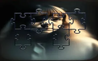 The Slender Man Slide puzzle - game thumbnail image