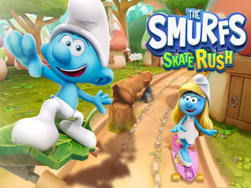 The Smufrs Skate Rush - game thumbnail image