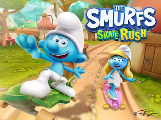 The Smurfs Skate Rush - game thumbnail image