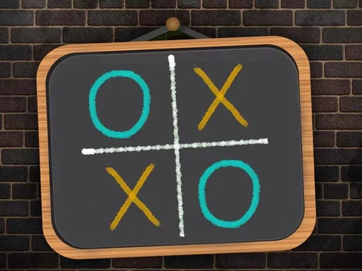 Tic Tac Toe Blackboard - game thumbnail image