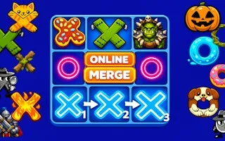 Tic Tac Toe Merge - game thumbnail image