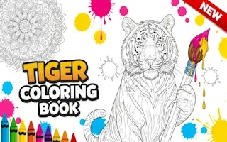Tiger Coloring Book - game thumbnail image