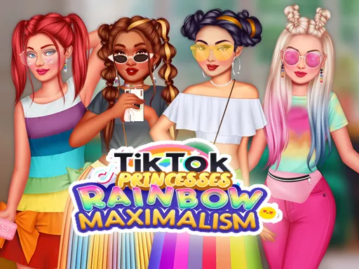 TikTok Princesses Rainbow - game thumbnail image