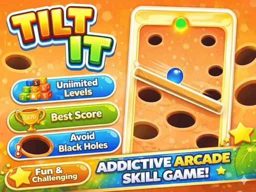 Tilt It Addictive Arcade Skill Game - game thumbnail image