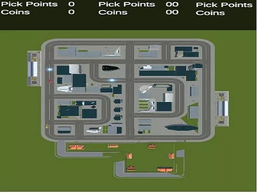 Top Down Taxi Car Game - game thumbnail image