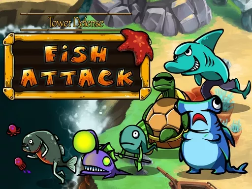 Tower defense : Fish attack - game thumbnail image