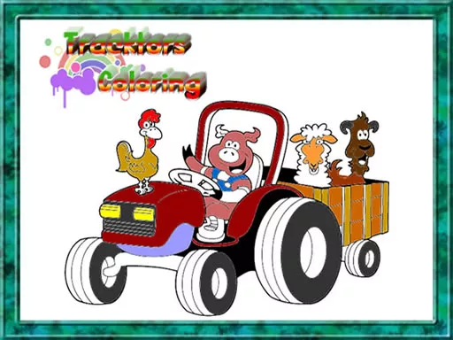 Tractor Coloring Pages - game thumbnail image