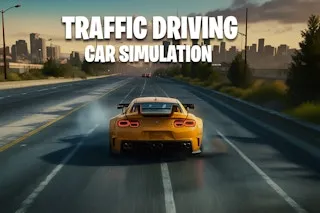 Traffic Driving Car Simulation - game thumbnail image