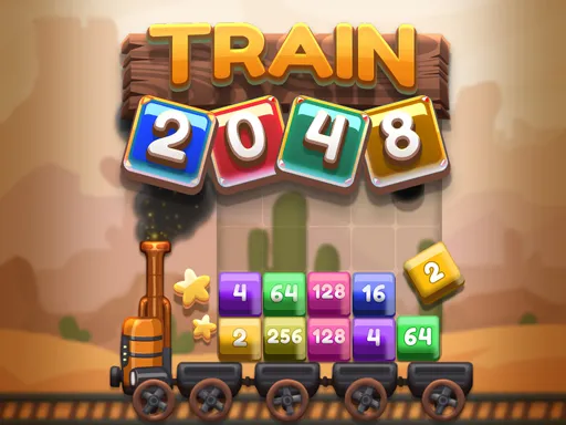 Train 2048 - game thumbnail image