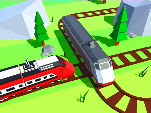 Train 3D game puzzle - game thumbnail image