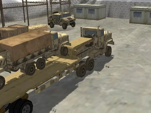 Transport Army vehicle truck driving - game thumbnail image