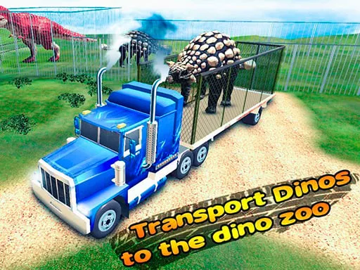 Transport Dinos To The Dino Zoo - game thumbnail image