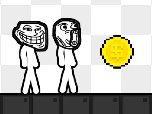 Troll Stick Face Escape - game thumbnail image