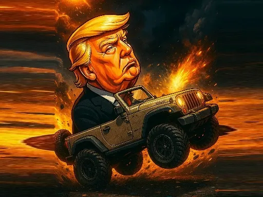 Trump Wheelie Challenge - game thumbnail image