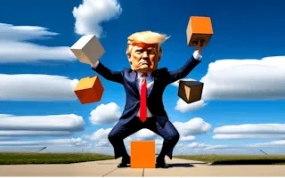 Trump Wobble Walk Challenge - game thumbnail image