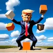 Trump Wobble Walk Challenge game thumbnail image