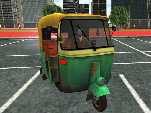 TukTuk Rickshaw City Driving Sim - game thumbnail image