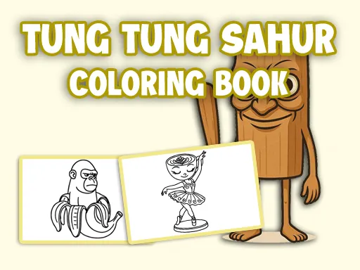 Tung Tung Sahur Coloring Book game thumbnail image